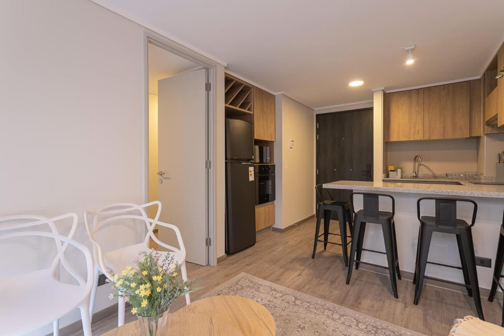 Apartamento Noches Santiaguinas 1d1b En El Centro Santiago