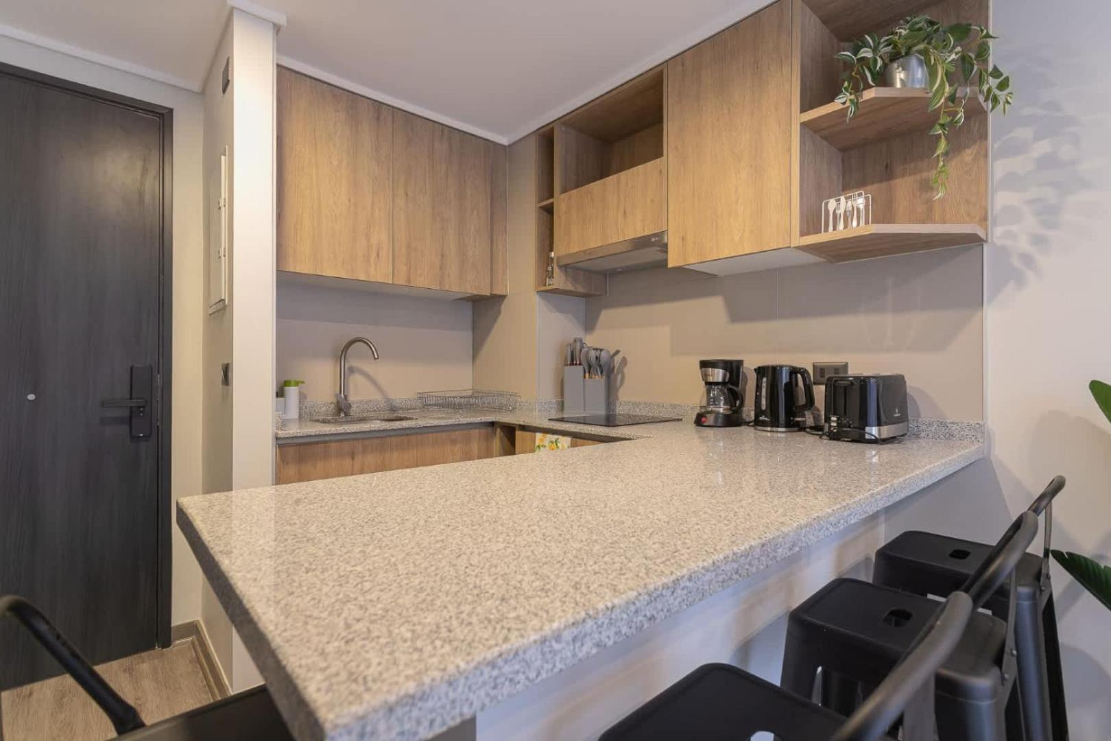 Apartamento Noches Santiaguinas 1d1b En El Centro Santiago